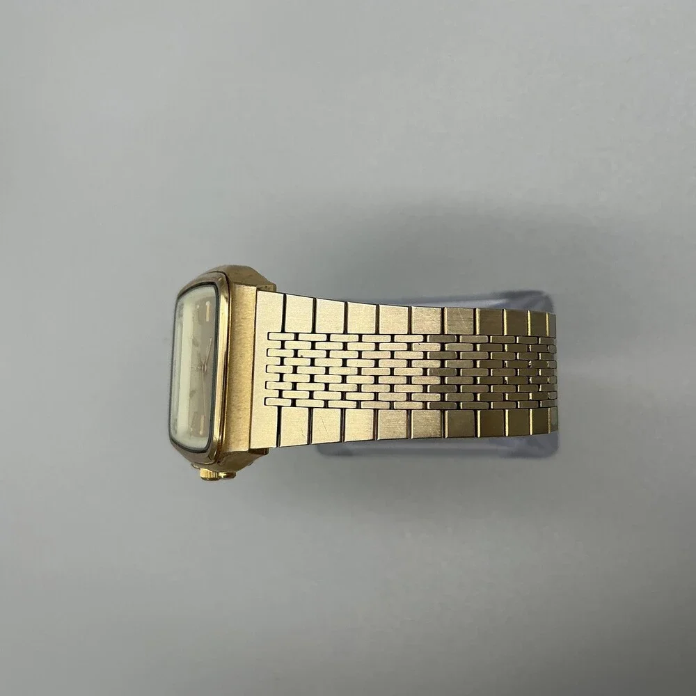 Vintage Citizen Mens Watch 30mm Gold Tone Ana Digi 8950-084896 New Battery 6.25